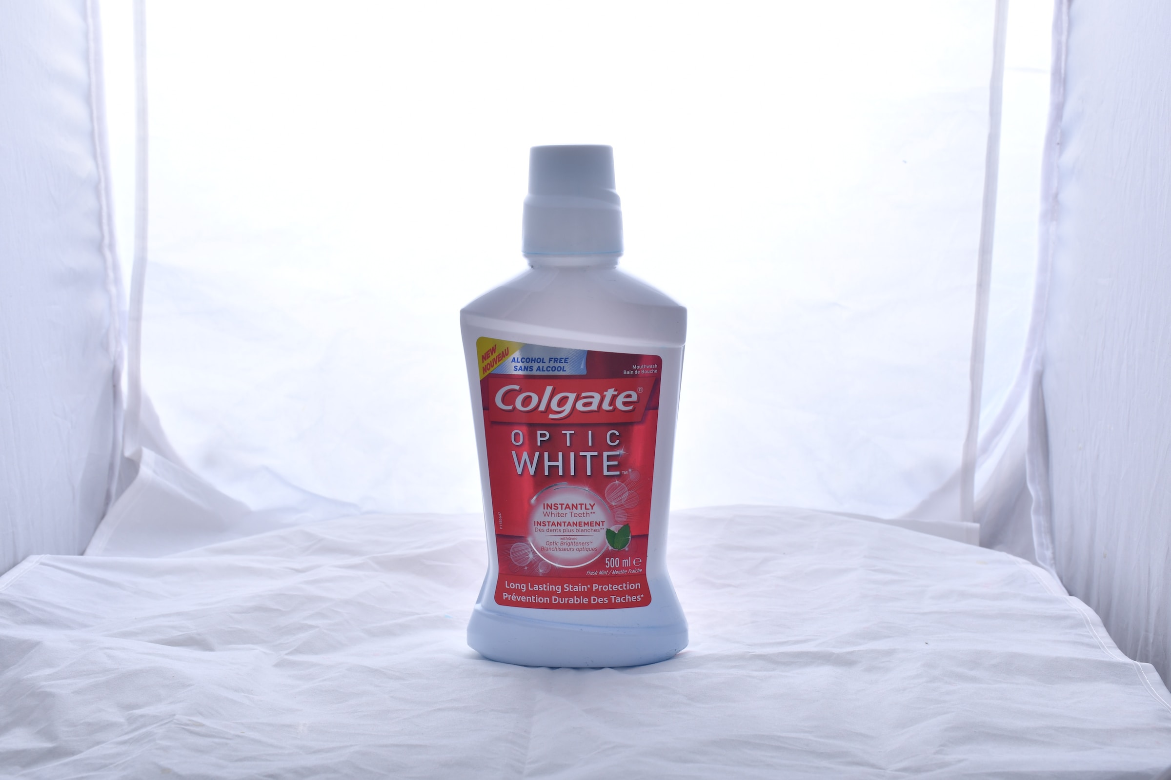 A Bottle of Colgate Optic White