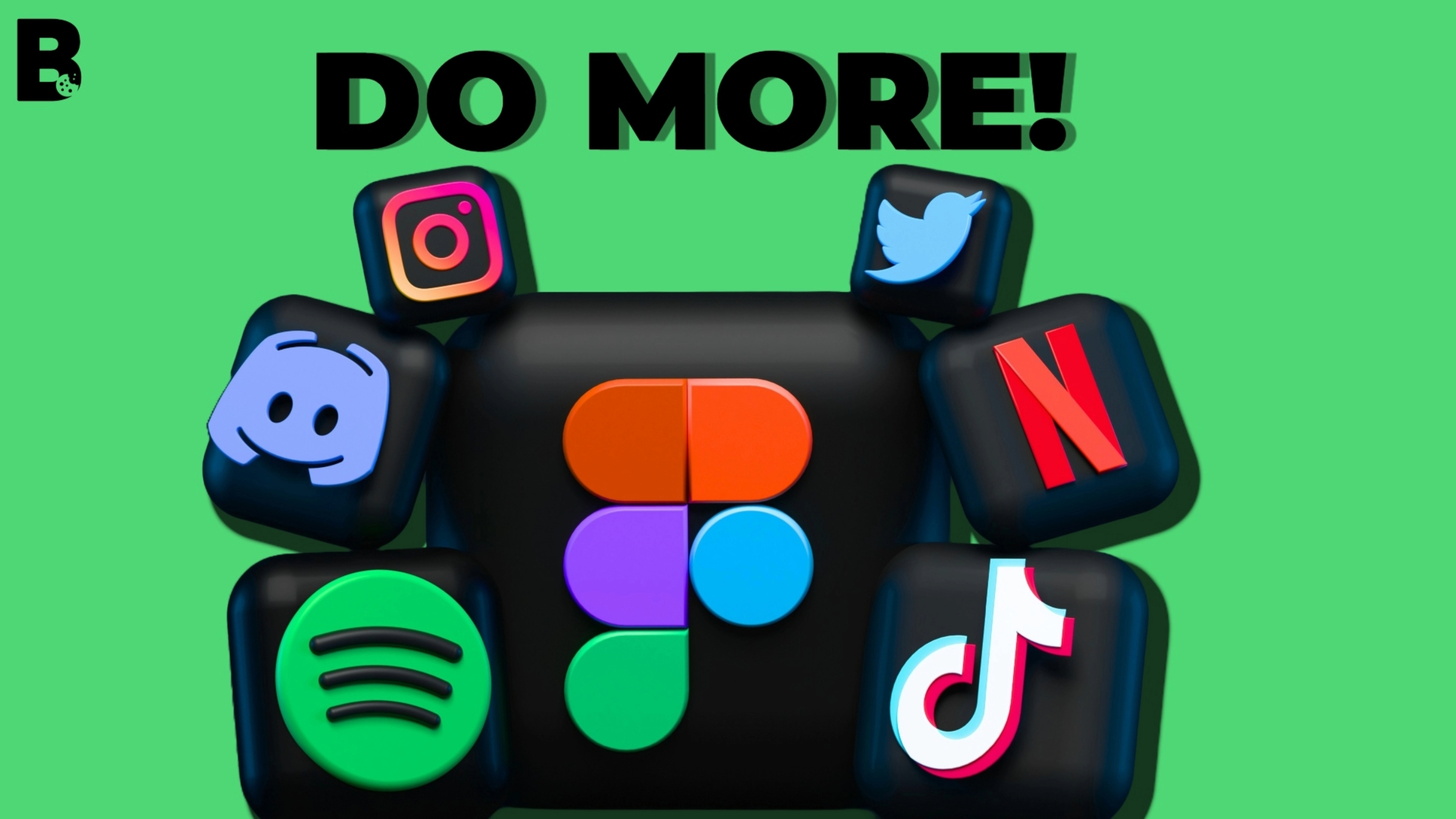 Popular app logos bundled up