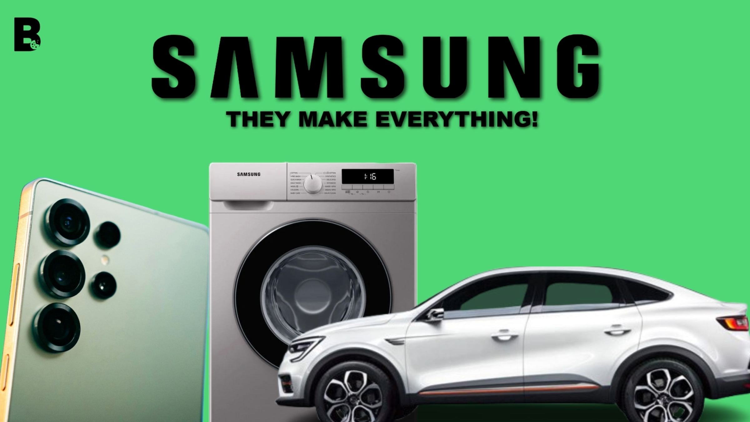 Samsung's diversified empire spanning electronics, shipbuilding, and biotech